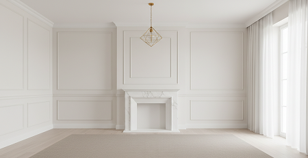 Room AI virtual staging example